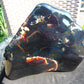 3239 gr Full Polished 28x25x5 cm Indonesia Black Blue Amber for Healing ML40
