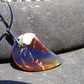 18 gr Comma Pendant Indonesian Blue Amber for Healing 25Y33