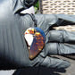 18 gr Comma Pendant Indonesian Blue Amber for Healing 25Y33