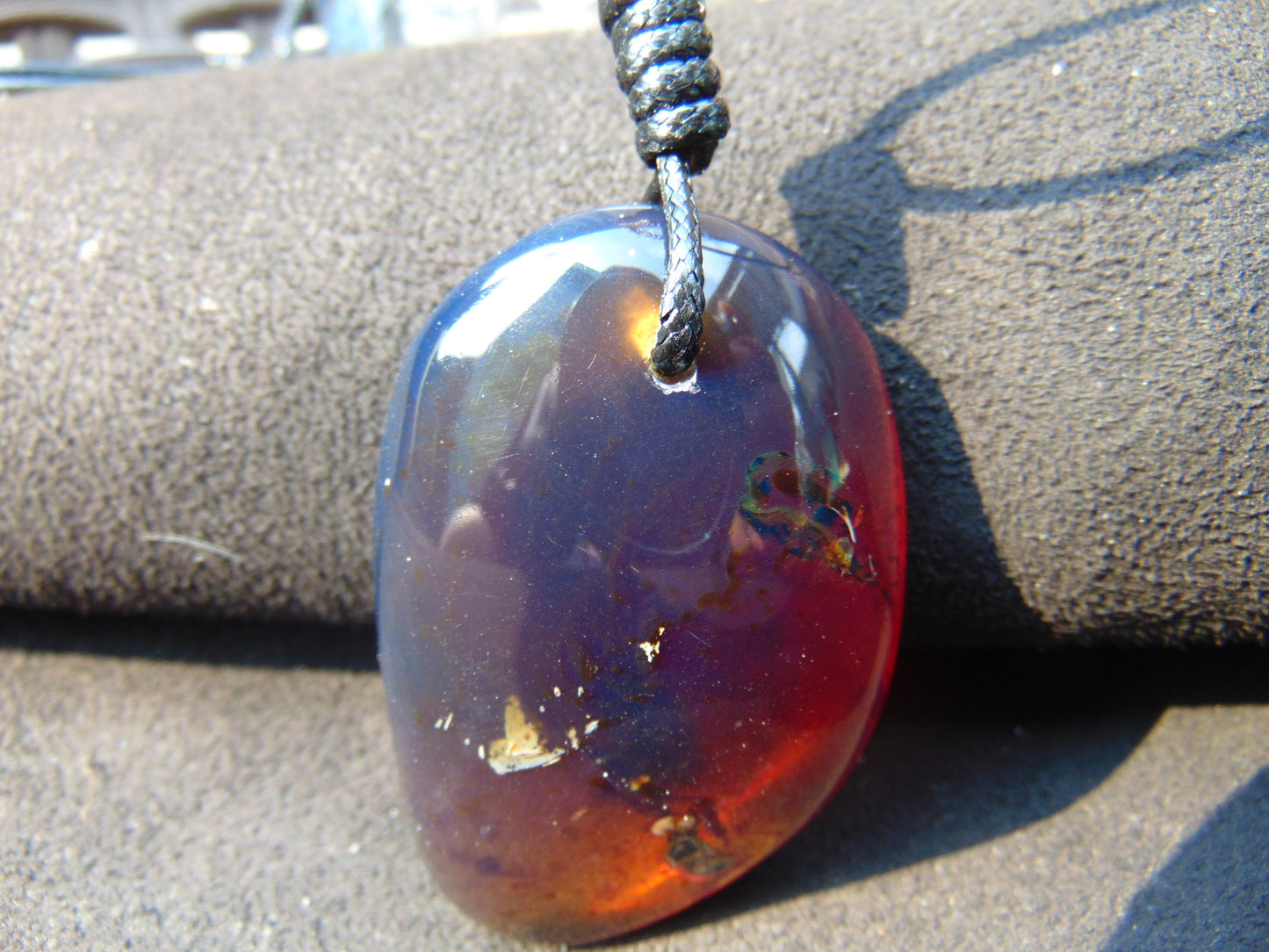 27 gram Pendant Indonesian Blue Amber for Healing P309