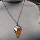 18 gr Comma Pendant Indonesian Blue Amber for Healing 25Y33