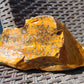 672 gram Polished Indonesia Yellow Aromatic Amber for Healing K57