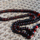 73 gram 108 Mala Buddha for Yoga and Meditation Indonesian Dark Red Amber for Healing M400