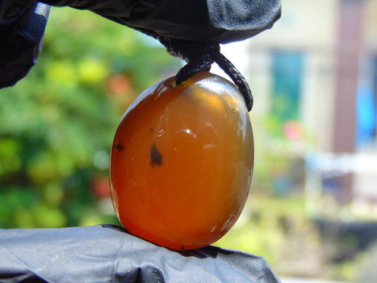 8 gram Pendant Indonesian Red Amber for Healing pb15