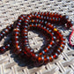 71 gram 108 Mala Buddha for Yoga and Meditation Indonesian Red Amber for Healing MR8