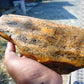582 gram Polished Indonesia Yellow Aromatic Amber for Healing K826