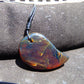 12 gr Comma Pendant Indonesian Blue Amber for Healing 25Y34