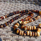 74 gram 108 Mala Buddha for Yoga and Meditation Indonesian White  Amber for Healing M402