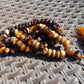 74 gram 108 Mala Buddha for Yoga and Meditation Indonesian White  Amber for Healing M402