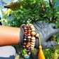 74 gram 108 Mala Buddha for Yoga and Meditation Indonesian White  Amber for Healing M402