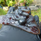 53 gr Dragon 3D carving Indonesian Blue Amber for Healing AAA