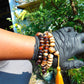 74 gram 108 Mala Buddha for Yoga and Meditation Indonesian White  Amber for Healing M402