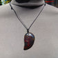 12 gr Comma Pendant Indonesian Blue Amber for Healing 25Y34