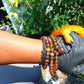61 gram 108 Beads 9 mm Mala Buddha for Yoga and Meditation Indonesian Yellow Amber for Healing BT03