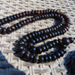 79 gram 108 Mala Buddha for Yoga and Meditation Indonesian Black Red Amber for Healing MR11