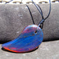 12 gr Comma Pendant Indonesian Blue Amber for Healing 25Y32