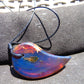 12 gr Comma Pendant Indonesian Blue Amber for Healing 25Y32