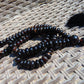 79 gram 108 Mala Buddha for Yoga and Meditation Indonesian Black Red Amber for Healing MR11