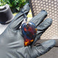 10 gr Comma Pendant Indonesian Blue Amber for Healing 25Y15