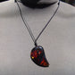 10 gr Comma Pendant Indonesian Blue Amber for Healing 25Y15