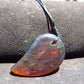8 gr Comma Pendant Indonesian Blue Amber for Healing 25Y26