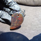 8 gr Comma Pendant Indonesian Blue Amber for Healing 25Y26