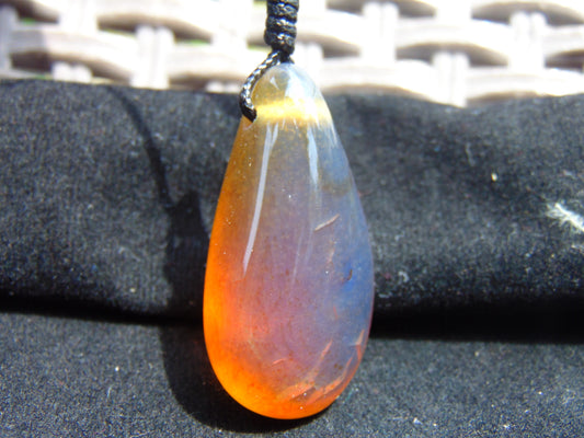 8 gram Pendant Indonesian Blue Amber for Healing P288