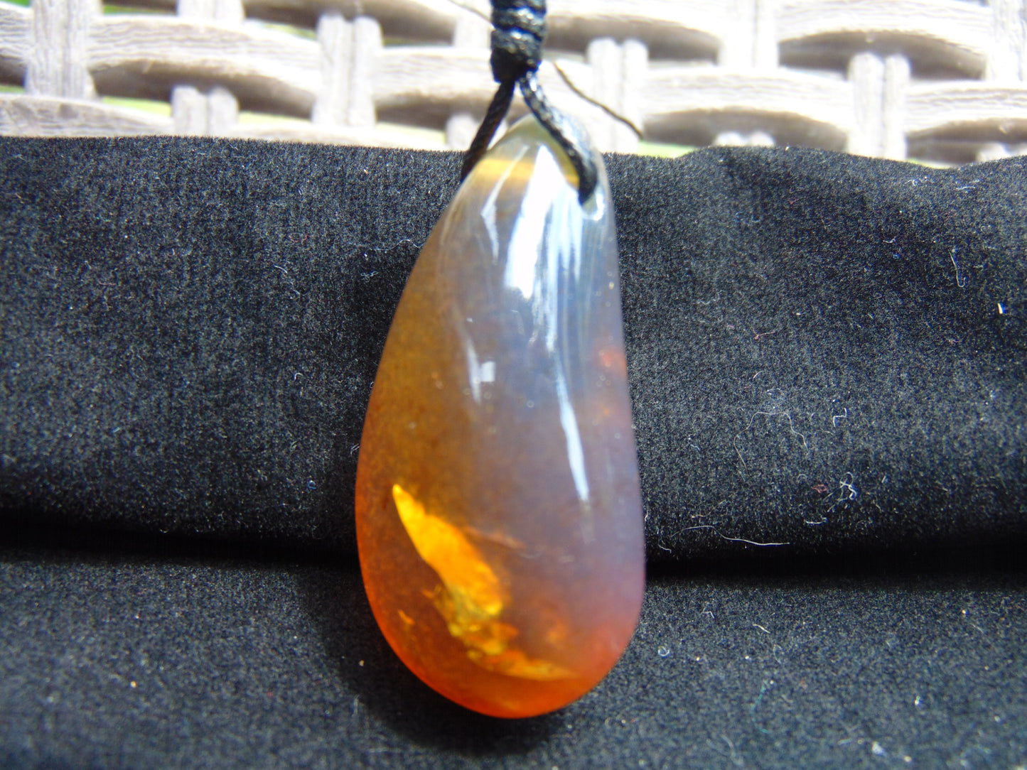 8 gram Pendant Indonesian Blue Amber for Healing P288