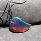 8 gr Comma Pendant Indonesian Blue Amber for Healing 25Y16