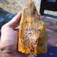 322 gram Polished Indonesia Yellow Aromatic Amber for Healing 26AYE1