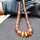 67 gram Small Beads Combination Necklace Indonesian Yellow Amber for Healing NE21