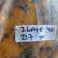 217 gram Polished Indonesia Yellow Aromatic Amber for Healing 26AYE40