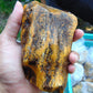 329 gram Polished Indonesia Yellow Aromatic Amber for Healing 26AYE25