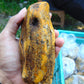 329 gram Polished Indonesia Yellow Aromatic Amber for Healing 26AYE25