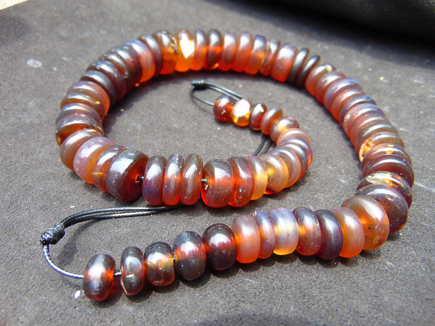 75 gram Small Beads Combination Necklace Indonesian Amber for Healing NE26