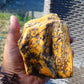 288 gram Polished Indonesia Yellow Aromatic Amber for Healing 26AYE33