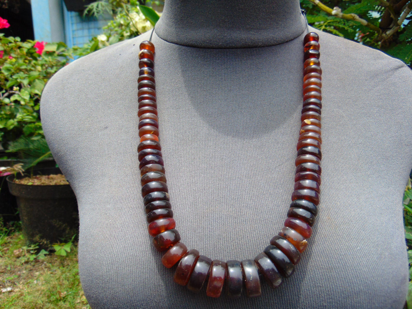 67 gram Small Beads Combination Necklace Indonesian Amber for Healing NE34