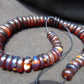 78 gram Small Beads Combination Necklace Indonesian blue Red Amber for Healing NE28