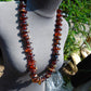 141 gram Small Beads Combination Necklace Indonesian Yellow Blue Amber for Healing NK2