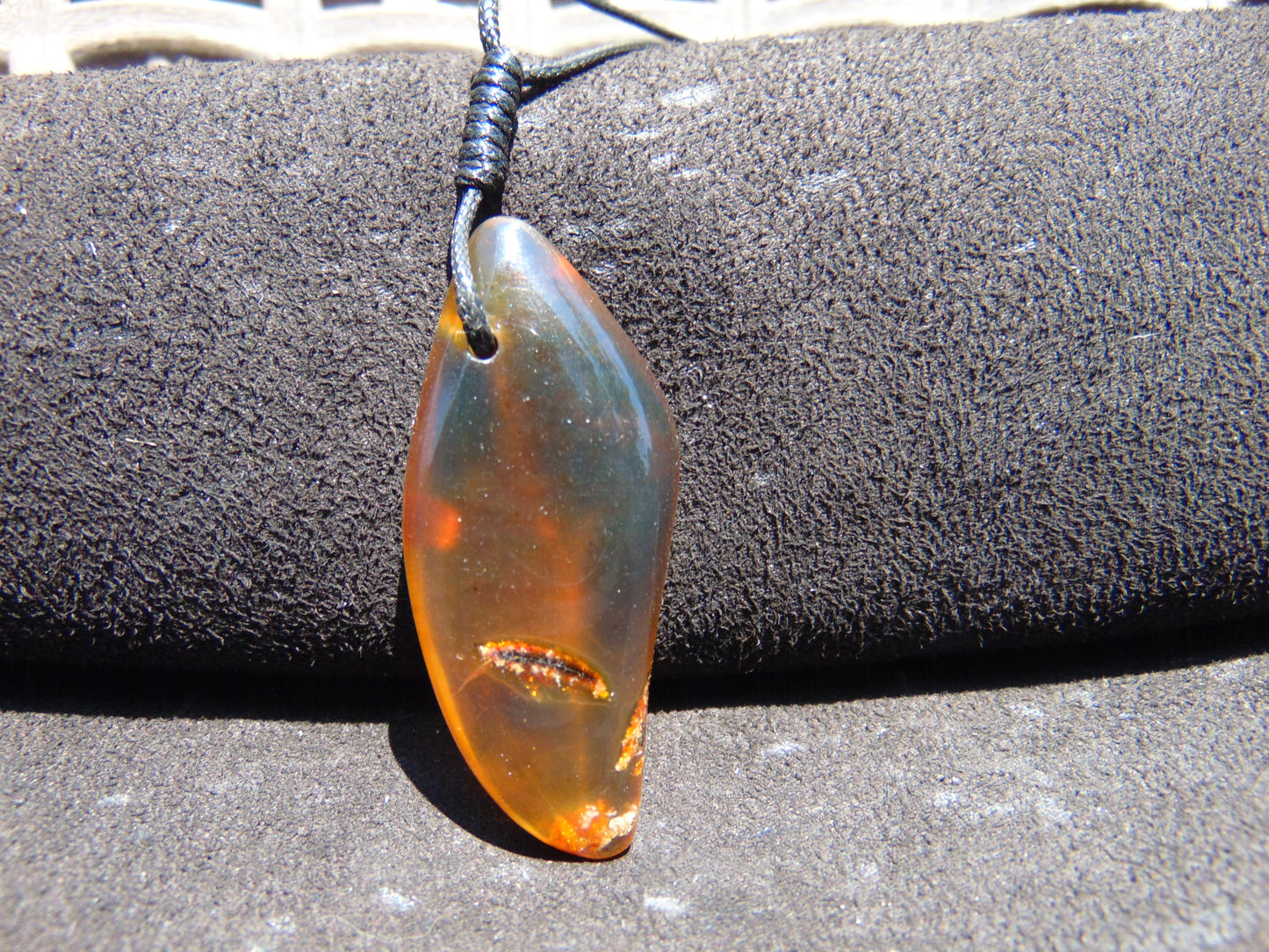 7 gr Pendant Indonesian Blue Amber for Healing PB213