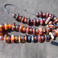 141 gram Small Beads Combination Necklace Indonesian Yellow Blue Amber for Healing NK2
