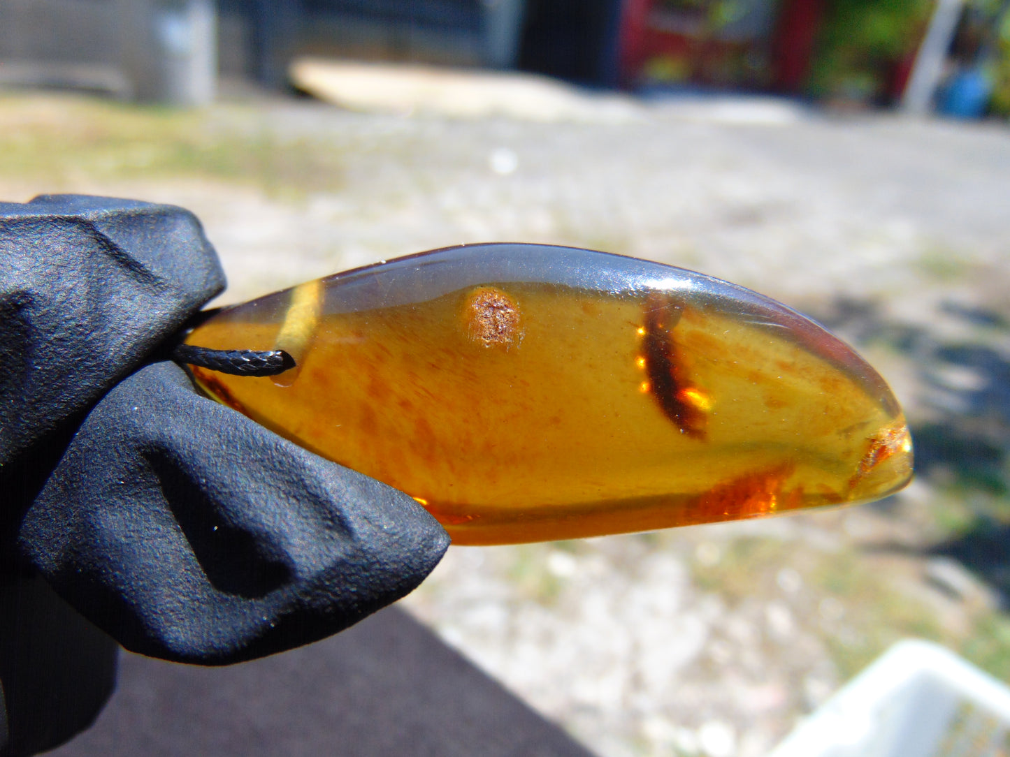 7 gr Pendant Indonesian Blue Amber for Healing PB213