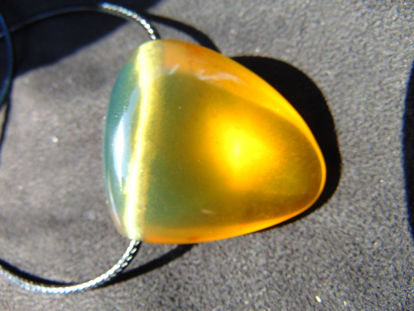 11 gram Pendant Indonesian Blue Amber for Healing y13