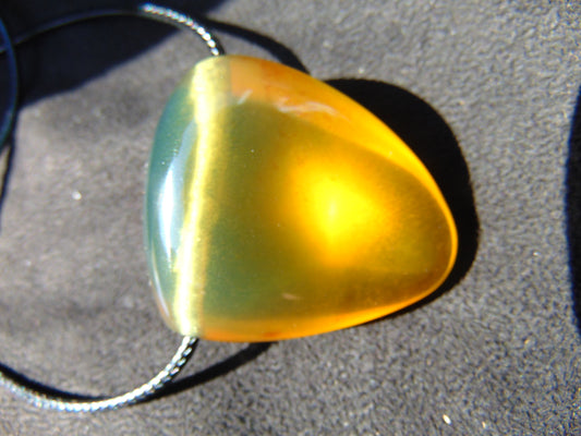 11 gram Pendant Indonesian Blue Amber for Healing y13