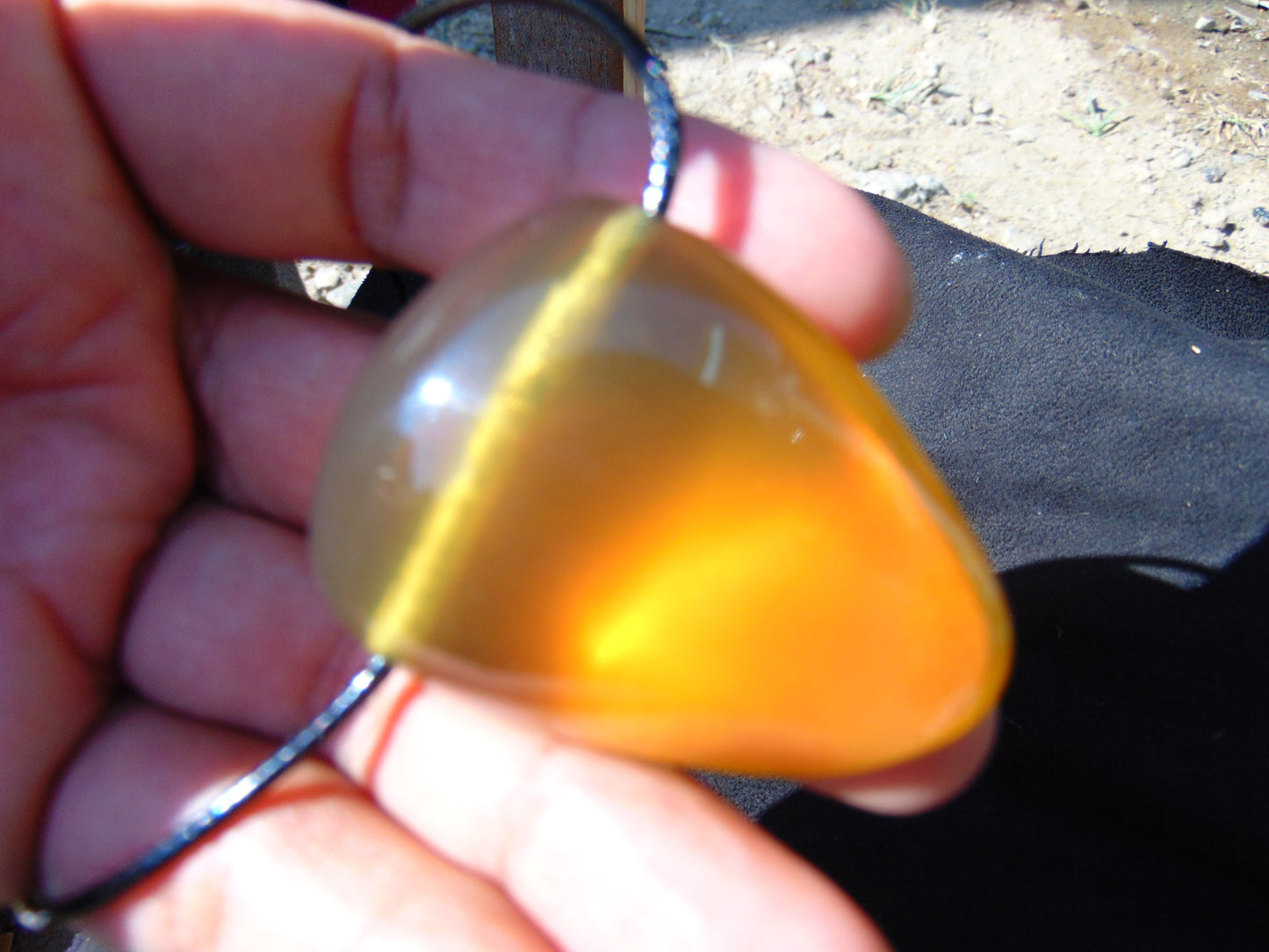 11 gram Pendant Indonesian Blue Amber for Healing y13