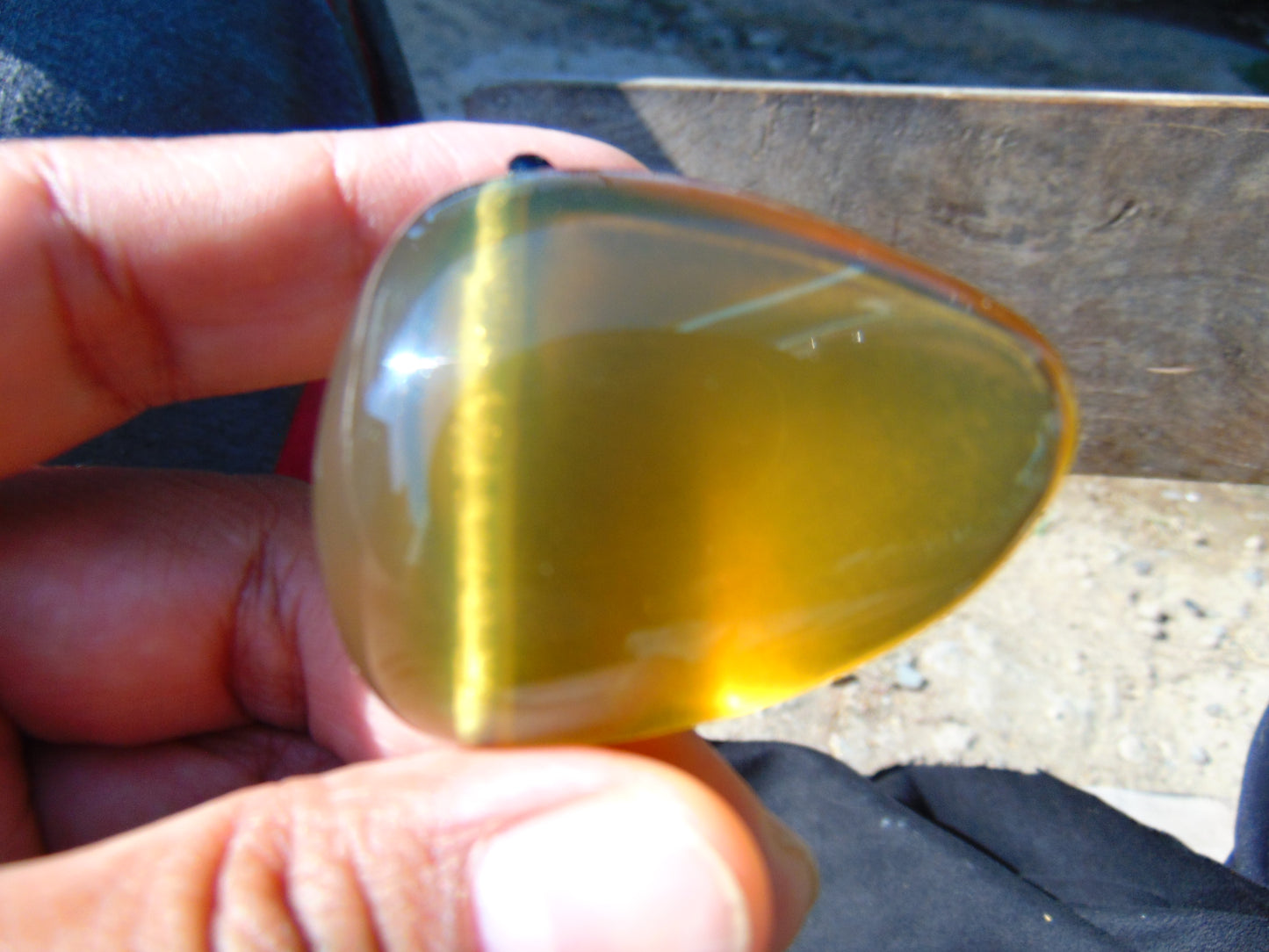 11 gram Pendant Indonesian Blue Amber for Healing y13