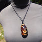 33 gr Teardrop Pendant Indonesian Inclusion Amber for Healing 25A65