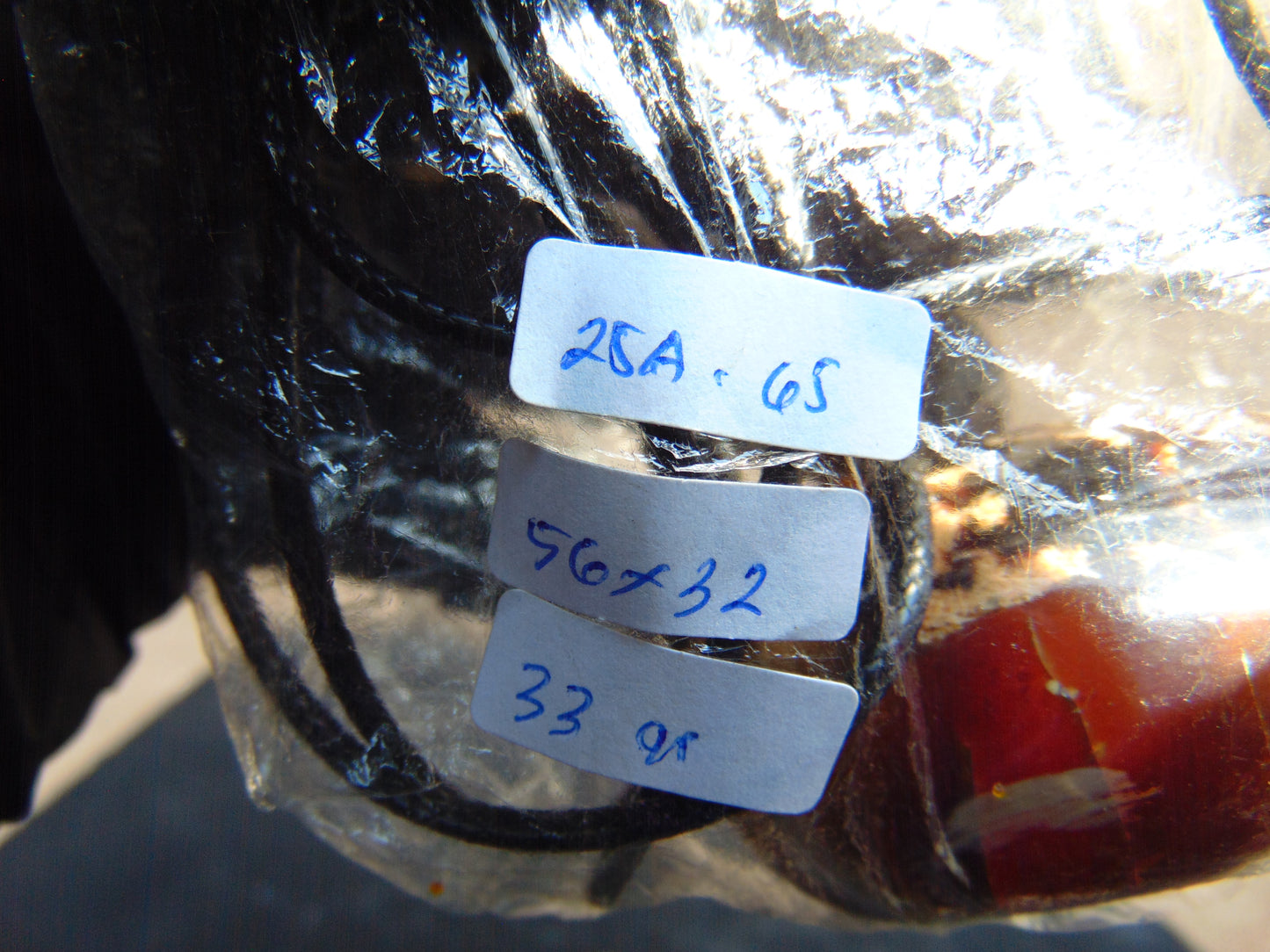 33 gr Teardrop Pendant Indonesian Inclusion Amber for Healing 25A65