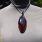 54 gr Pendant Indonesian Purple Blue Amber for Healing A44