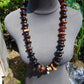 162 gram Combination Beads Necklace Amber for Healing string 60 cm NK6
